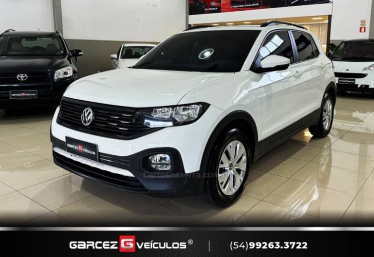 VOLKSWAGEN - T-CROSS - 2020/2021 - Branca - R$ 95.000,00