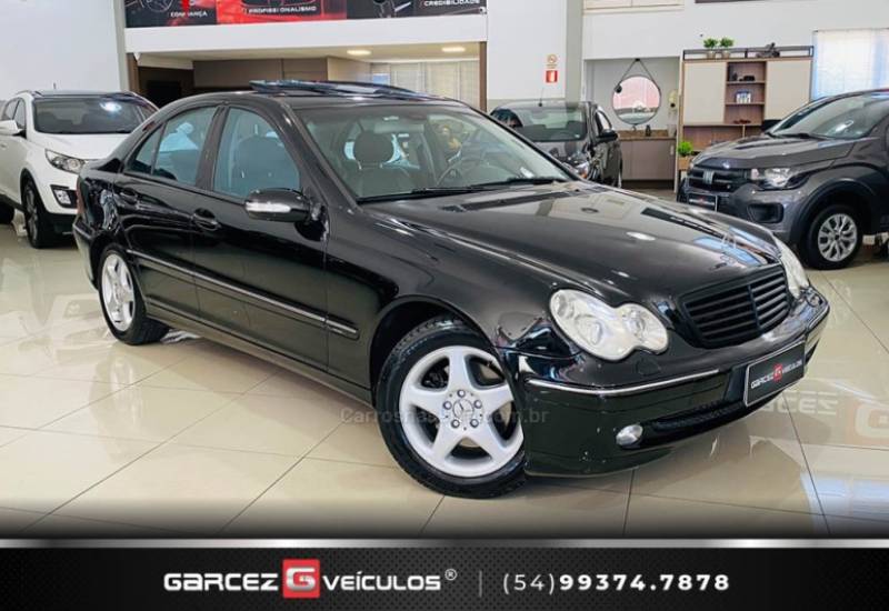 MERCEDES-BENZ - C 230 K - 2004/2004 - Preta - R$ 53.000,00