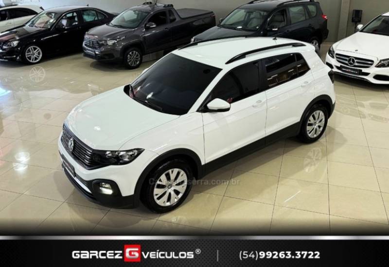 VOLKSWAGEN - T-CROSS - 2020/2021 - Branca - R$ 95.000,00