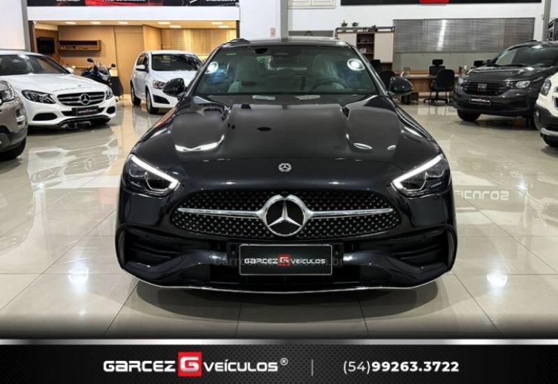 MERCEDES-BENZ - C 200 - 2022/2022 - Cinza - R$ 299.900,00