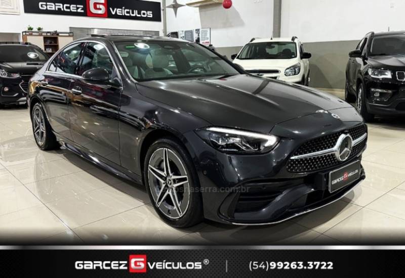 MERCEDES-BENZ - C 200 - 2022/2022 - Cinza - R$ 299.900,00